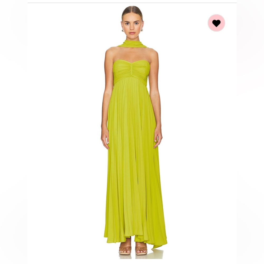 DELFI Dapheni dress in Chartreuse Revolve exclusive size small